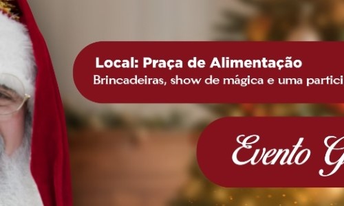 Natal Encantado no Shopping Park Sul: A Chegada do Papai Noel!